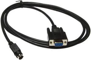 Wirenest 6ft VISCA PTZ Camera Control Cable for Sony EVI/BRC/SRG Series RS232 8 Pin Mini DIN to DB9F Serial