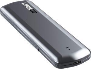 LINKUP - Premium Tool-Less NVMe SSD 10 Gbps Enclosure M.2 to USB-C | Aluminum USB 3.1 Gen 2 to PCIe Gen3 x2 Bridge Chip for Windows & Mac | Compatible with Samsung 960/970 EVO/PRO WD Black Intel
