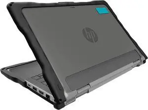 Gumdrop DropTech Laptop Case Fits HP ProBook x360 11 G5/G6/G7 EE. Designed for K-12 Students, Teachers, and Classrooms  Drop Tested, Rugged, Shockproof Bumpers for Reliable Device Protection  Black