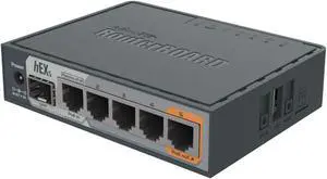 Mikrotik hEX S RB760iGS Router 5X Gigabit Ethernet, SFP, Dual Core 880MHz CPU