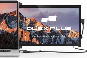 New Mobile Pixels Duex Plus Portable Monitor for Laptop, 13.3" 1080P FHD Ultimate Portable Laptop Monitor Extender, USB C/USB A, Windows/Mac/Android/Switch Compatible