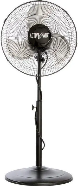 Active Air ACFP1016 HD Pedestal, 16" Fan, Black
