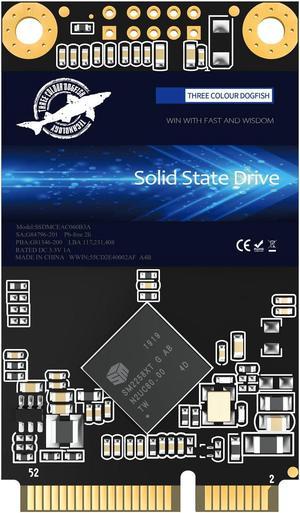 SSD mSATA 512GB Dogfish Internal Solid State Drive High Performance Hard Drive for Desktop Laptop SATA III 6Gb/s Includes SSD 16GB 32GB 60GB 64GB 120GB 128GB 240GB 250GB 480GB 500GB (512GB MSATA)