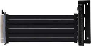 MAINGEAR Vertical Graphics Card Mount w/Riser Cable, PCI-E 4.0 X16 High Speed Flexible Extender EMI Shield GPU 90 Degree Riser Adapter (200mm)