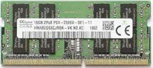 SK HYNIX 16GB 2RX8 DDR4 SO-DIMM PC4-21300 2666MHZ Memory Module HMA82GS6CJR8N-VK