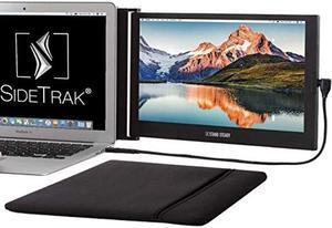 SideTrak Slide Portable Monitor 12.5" Screen with Carrying Case - Attaches to Your Laptop for Easy Travel - Efficient USB Power - Fits Mac and PC 13"-17" Laptops - Full HD IPS Display (Patent Pending)
