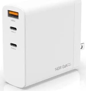 140W 100W GaN Charger for Samsung Galaxy Book4 Ultra Laptop,(with 3 Charging Ports),(UL Safety Certified)