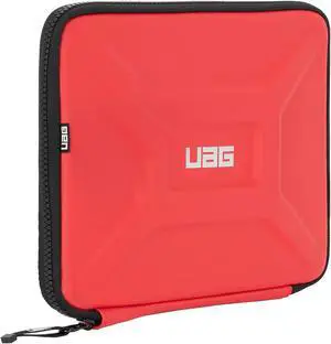 URBAN ARMOR GEAR UAG Small Sleeve for 8-11-ich Devices Rugged Tactile Grip Weatherproof Protective Slim Secure Laptop/Tablet Sleeve, Magma