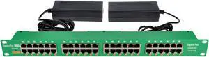 PoE Texas 24 Multi Port IEEE 802.3at PoE+ Injector - Gigabit Data Active Power Over Ethernet for High Powered Devices, 30W PoE Injector for WiFi Access Point & More with 2X 56V 120W Power Supplies
