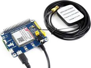 4G/3G/2G/GSM/GPRS/GNSS HAT for Raspberry Pi 4B/3B+/3B/2B/Zero/Zero W/WH and Jetson Nano/Ard/STM32,Based on SIM7600G-H,Support LTE CAT4 up to 150Mbps Wireless Communication etc (Globally Applicable)