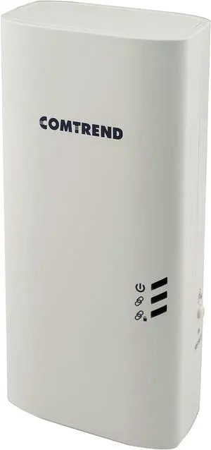 Comtrend G.hn Powerline Ethernet Adapter  4-Port Gigabit Switch, 2Gbps High-Speed Wired Network for Streaming, Gaming & Work-from-Home (PG-9182S4)  Single Unit; Requires Two for a Network