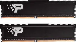 Patriot Memory Signature Premium DDR4 16GB (2x8GB) 3200MHz (PC4-25600) UDIMM Kit W/HEATSHIELD - PSP416G3200KH1