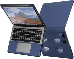 TYTX MacBook Pro 13 Inch Case With Stand - PU Leather Cover For 2016-2024 Models