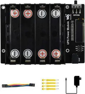 Waveshare UPS Power Module for Jetson Nano with 5V Uninterruptible Power Supply Multi Battery Protection Circuits