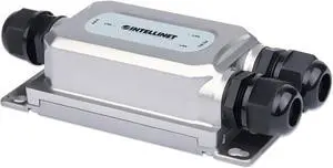 Intellinet 2-Port Gigabit PoE++ Extender Outdoor, 60W Power Budget, 30W Out Per Port, IP67 & IK10, Ultra POE Passthrough Switch-3 Yr Mfg Warranty-561649