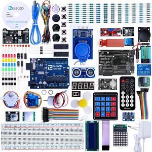 ELEGOO Upgraded UNO R3 Most Complete Starter Kit V2.0 with Tutorials Compatible with Arduino STEM Projects for Teens Adults Robotics & Engineering Kits Science | Coding | Programming Set