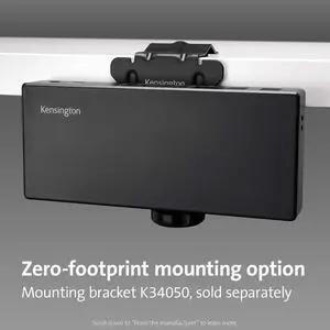 Kensington SD4780P Displaylink USB-C Docking Station for Windows, MacBooks ane Surface - Dual 4K Video, 100W PD (K33620NA)
