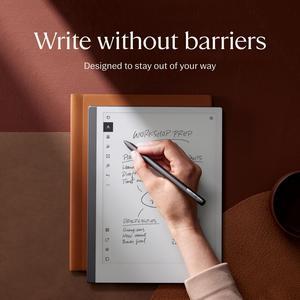 reMarkable Book Folio Official reMarkable 2 Cover | Slim, Premium Leather Folio in Black | Stylish Protection for Your reMarkable 2 Tablet