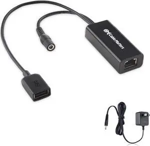 Cable Matters USB Over Ethernet Extender with Power Adapter up to 150 ft - Full USB 2.0 Support for Keyboard, Mouse, Webcam, and More