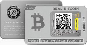 Ballet 3-Pack Gift Set Real Bitcoin - The Easiest Crypto Cold Storage Card - Cryptocurrency Hardware Wallet with Multicurrency and NFT Support