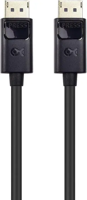 Cable Matters 8K DisplayPort to DisplayPort Cable (DisplayPort 1.4 Cable) with 8K 60Hz Video Resolution and HDR Support - 3 Feet & USB C to DisplayPort Adapter