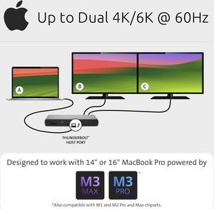 Kensington SD5700T Thunderbolt 4 Docking Station, Dual 4K, 90W PD - Window and Mac OS (K35175NA)