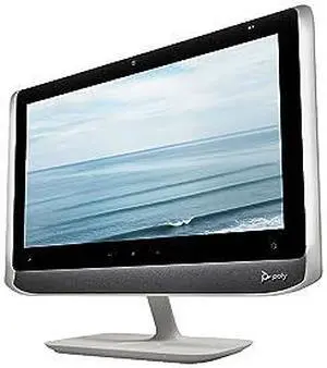 Plantronics Poly - Studio P21 Personal Meeting Display Polycom - 1080p HD Video Quality - Enterprise-Grade 21 inch Display - Integrated Stereo Speakers - Certified for Zoom and Teams