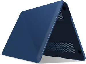IBENZER Compatible with 2024 2023 M2 MacBook Pro 13 Inch Case 2024-2016 M1 A2338 A2289 A2251 A2159 A1989 A1706 A1708, Hard Shell Case & Sleeve & Keyboard Cover & Type C, Navy Blue,T13-NVBL+3