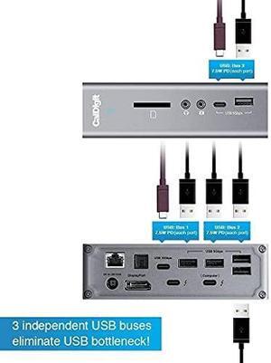 CalDigit TS3 Plus Thunderbolt 3 Docking Station with USB-C to DisplayPort 1.4 Adapter