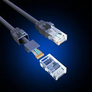 Maximm Cat 6 Ethernet Cable 250 ft - High-Speed LAN Cable, Internet Cable, Patch Cable, and Network Cable - UTP, 10Gbps, 550MHz Ethernet Cord - Gray