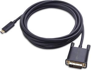 Cable Matters USB C to DVI Adapter, 6 ft USB, Black