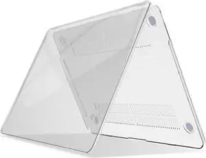 IBENZER Compatible with 2024 2023 M2 MacBook Pro 13 Inch Case 2024-2016 M1 A2338 A2289 A2251 A2159 A1989 A1706 A1708, Hard Shell Case & Sleeve & Keyboard Cover & Type C, Crystal Clear,T13-CYCL+3