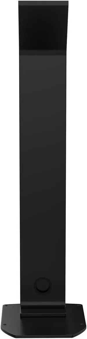 Floor Stand Kiosk - CTA Heavy-Duty VESA Compatible Floor Stand with Interior Cable Routing System and Scratch Resistant Padding on Weighted Base and Kitting Capabilities (ADD-PARAFS) - Black