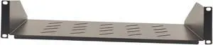 Aeons 2U Universal Server Rack Shelf Vented Rackmount Cantilever Shelf 14" Deep, for 19" IT Network Rack Cabinet Enclosure - Fixed Server Rack Cabinet Shelf