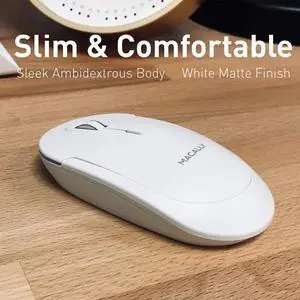 Macally Wireless Bluetooth Keyboard, Wireless Bluetooth Mouse, and a Sleek Laptop Stand, The