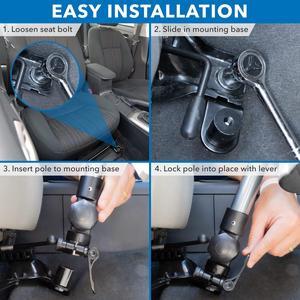 Mount-It! Car Laptop Mount for Commercial and Personal Use Vehicles | Heavy-Duty No Drill Notebook Vehicle Stand for Trucks, Vans and SUVs