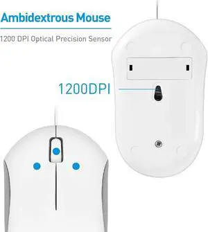 Macally USB Wired Keyboard & Mouse Combo and an Ergonomic Laptop Stand, Help Your Back, Improve Your Posture