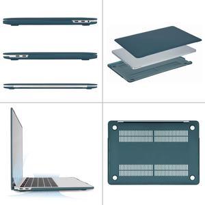 MOSISO Compatible with MacBook Pro 13 inch Case 2016-2020 Release A2338 M1 A2289 A2251 A2159 A1989 A1706 A1708 & Neoprene Sleeve Bag with Small Case, Deep Teal