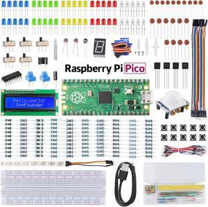 SunFounder Raspberry Pi Display 13.3 Inch IPS Portable 2 HDMI Monitor with Raspberry Pi Pico Basic Starter Kit for Raspberry Pi Beginners & Software Engineer