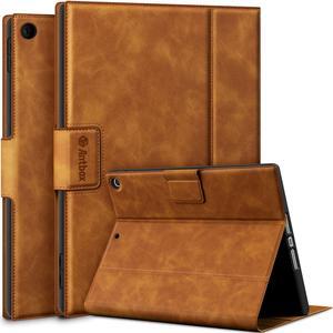 Antbox PU Leather Case for iPad 9th Generation (2021) iPad 8th/7th Generation iPad 10.2'' Case with Pencil Holder Auto Sleep/Wake Function Smart Cover (Brown)