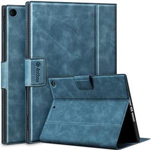 Antbox Case for iPad 9th Generation (2021) iPad 8th/7th Generation with Pencil Holder Auto Sleep/Wake Function PU Leather Smart Cover for iPad 10.2''(Blue)