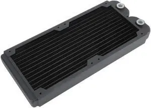ASHATA Copper Radiator, 240mm Water Cooling Radiator with G1/4 Thread, 14 Pipes Water Cooling Cooler for PC Computer CPU Heat Sink, TSRP-TW240