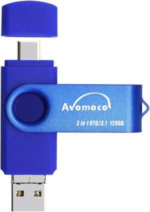 AVOMOCO 3.1 512GB 3 in1 High Speed Photo Backup Flash Drive for Android Phones wtih Type C/Micro Port&Tablets&PC. Photo-Stick-for Samsung Phones,LG,Google,Hua Wei.Moto, one Plus.etc