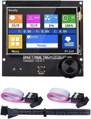 BIGTREETEHCH TFT35 E3 V3.0.1 Touch Screen Display with Two Working Modes Compatible 12864 LCD Display WiFi for Ender 3 CR-10 SKR MINI E3 V3.0/SKR V1.4 Turbo Octopus V1.1 SKR 3 3D Printer Control Board