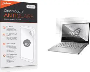 BoxWave Screen Protector Compatible with ASUS ROG Zephyrus G14 - ClearTouch Anti-Glare (2-Pack), Anti-Fingerprint Matte Film Skin