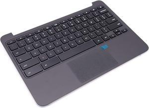 Deal4GO Black Upper Case Palmrest Keyboard  Touchpad for HP Chromebook 11 G4 EE Education Edition EAY0702301A 788699001 851145001