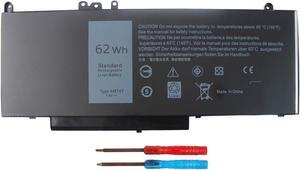 Emanjor 5470 5570 62Wh Type 6MT4T 7.6V Battery Replacement for Dell Latitude E5570 E5470 E5270 Precision 3510 7V69Y TXF9M 79VRK 07V69Y 079VRK 0TXF9M 0HK6DV P48F001 P48F002 P48F P62G P62G001 4-Cell