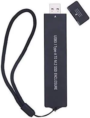 chenyang CY M.2 to USB 3.1 Adapter,NVME M-Key M.2 NGFF SATA SSD to USB 3.0 Type A Converter Adapter RTL9210B Chipset