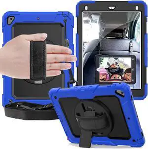 DuraSafe Cases for iPad 7.9 Inch Mini 4 2015 Mini 5 2019 [ Mini 4th / 5th Gen ] A1538 A1550 A2133 A2124 A2126 A2125 Built-in Kick Stand Heavy Duty Rugged Case - Blue