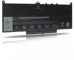 J60J5 Laptop Battery for Dell Latitude E7470 E7270 7470 7270 P61G001 P26S001 Series MC34Y WYWJ2 451-BBSY 451-BBSU R1V85 242WD 451-BBSX 1W2Y2 PDNM2 F1KTM 5F08V GG4FM NJJ2H R97YT 0MC34Y 0F1KTM P26S